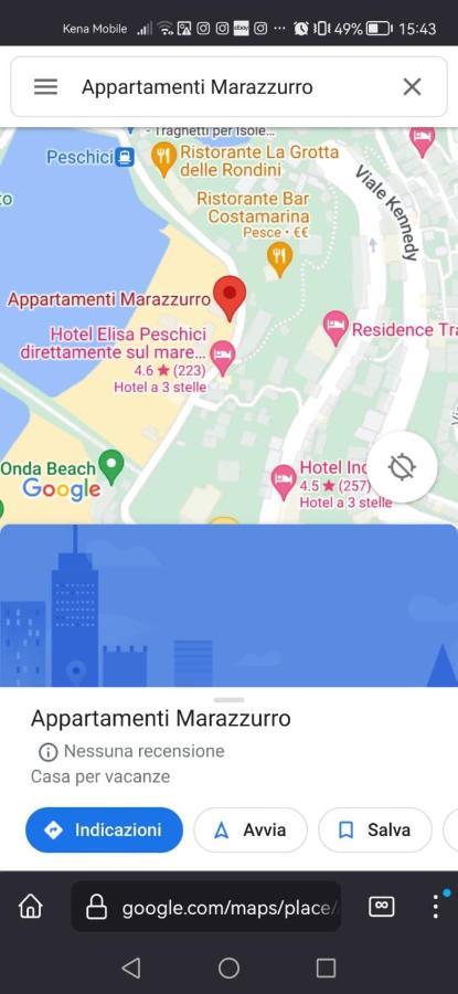 Appartamenti Marazzurro Пескичи Экстерьер фото